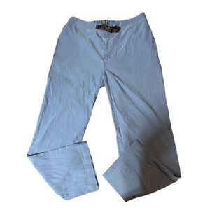 Weekendz off men stretch elastic waist blue pants 36x33